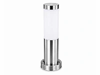 4 x buitenlamp tuinpaal – e27 – chroom – ip44 – 325mm – defne-3 - afbeelding 8 van  15