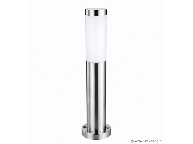 4 x buitenlamp tuinpaal – e27 – chroom – ip44 – 500mm – defne-4 - afbeelding 2 van  5