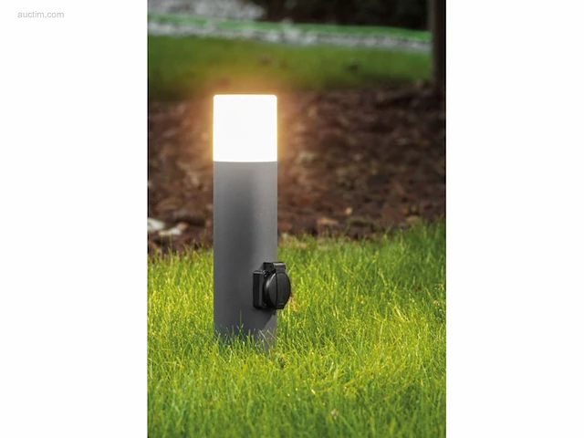 4 x cortona 40 schuko buiten lamp zwart - afbeelding 1 van  8