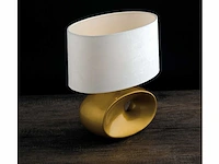 4 x eolo italiaanse tafellampen goud - afbeelding 2 van  5