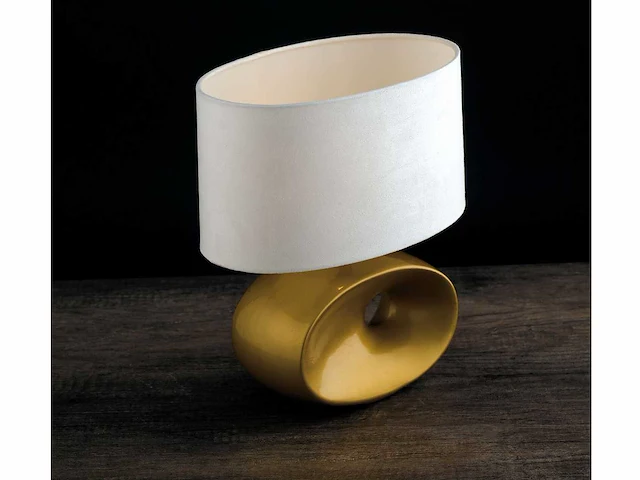 4 x eolo italiaanse tafellampen goud - afbeelding 2 van  5