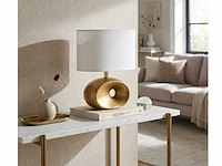 4 x eolo italiaanse tafellampen goud - afbeelding 2 van  6