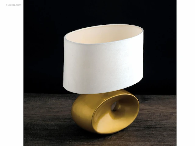4 x eolo italiaanse tafellampen goud - afbeelding 5 van  6