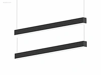 4 x g-tec 120 design pendel armatuur zwart