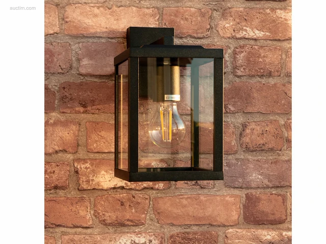 4 x gala buiten wandlamp zwart - afbeelding 2 van  7