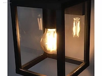 4 x gala buiten wandlamp zwart - afbeelding 6 van  7