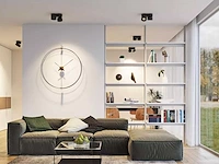 4 x gio 2.0 kantelbare design spot zwart - afbeelding 2 van  6