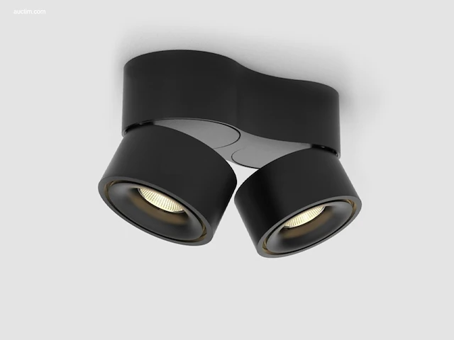 4 x gio 2.0 kantelbare design spot zwart - afbeelding 2 van  8