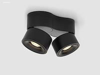 4 x gio 2.0 kantelbare design spot zwart - afbeelding 2 van  8