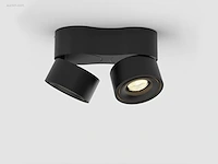 4 x gio 2.0 kantelbare design spot zwart - afbeelding 8 van  8