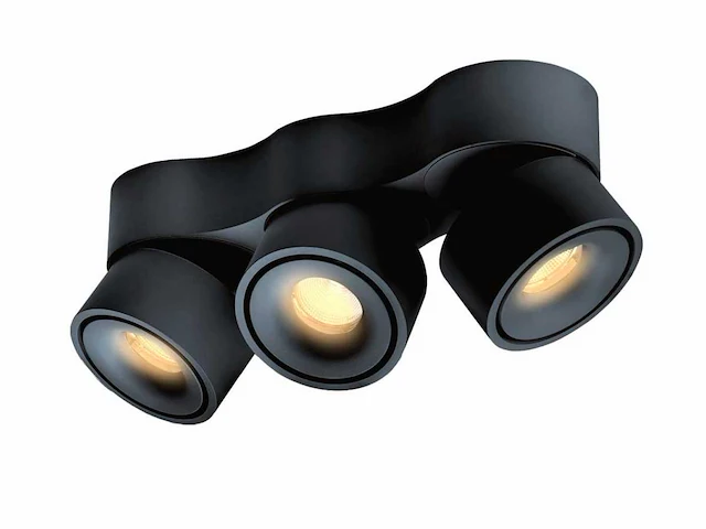 4 x gio 3.0 kantelbare design spot zwart - afbeelding 1 van  9
