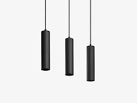 4 x gt lago trio pendellampen zwart