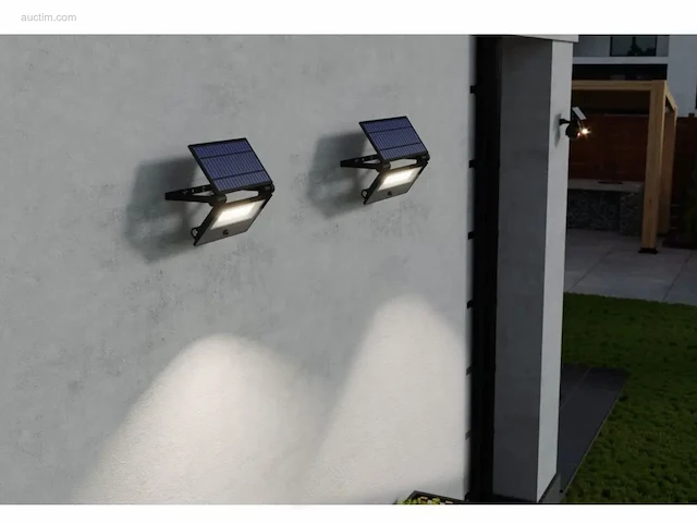 4 x gt lumino solar breedstraler + pir - afbeelding 1 van  7
