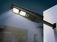 4 x gt lumino solar straatlantaarn 50w + pir + afstandsbediening