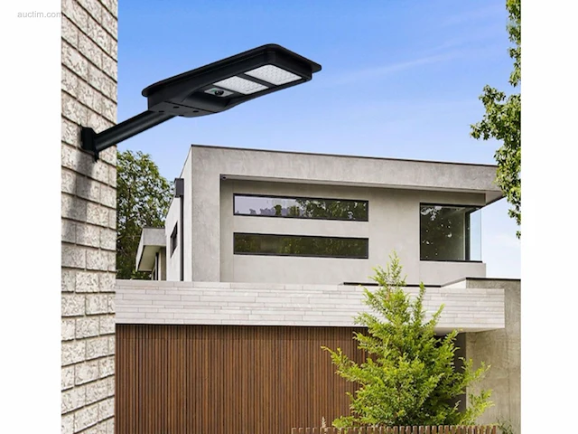4 x gt lumino solar straatlantaarn 50w + pir... - afbeelding 2 van  6