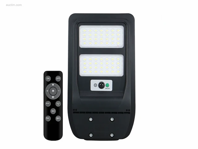 4 x gt lumino solar straatlantaarn 50w + pir... - afbeelding 3 van  6