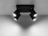 4 x gt quad gu10 armatuur zwart