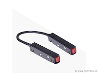 4 x hoekconnector voor magnetische rail – 48v – zwart - afbeelding 1 van  3