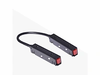 4 x hoekconnector voor magnetische rail – 48v – zwart