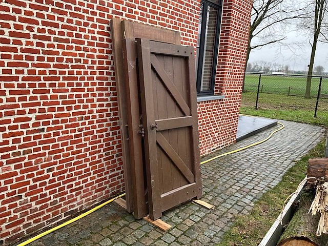 4 x houten deur - afbeelding 1 van  10