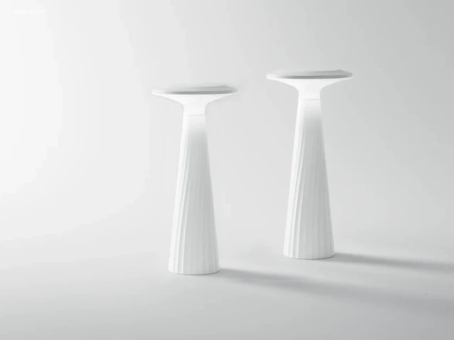 4 x intec brio oplaadbare design lampen wit - afbeelding 1 van  4