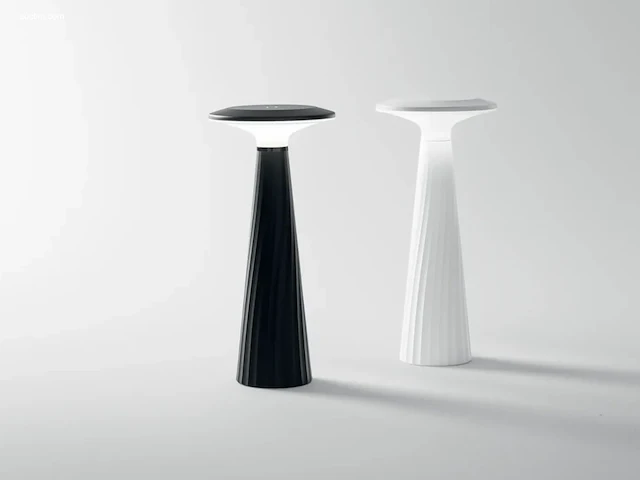 4 x intec brio oplaadbare design lampen wit - afbeelding 3 van  4