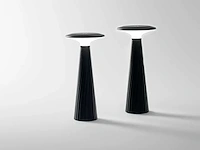 4 x intec brio oplaadbare design lampen zwart