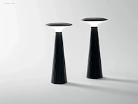 4 x intec brio oplaadbare design lampen zwart