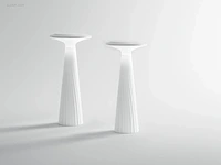 4 x intec brio oplaadbare design lampen zwart - afbeelding 4 van  4
