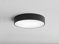 4 x intec klio 60 watt led plafondlamp zwart - afbeelding 7 van  7