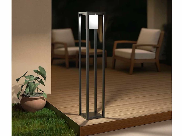 4 x intec led kyoto solar vloerlampen - afbeelding 1 van  10