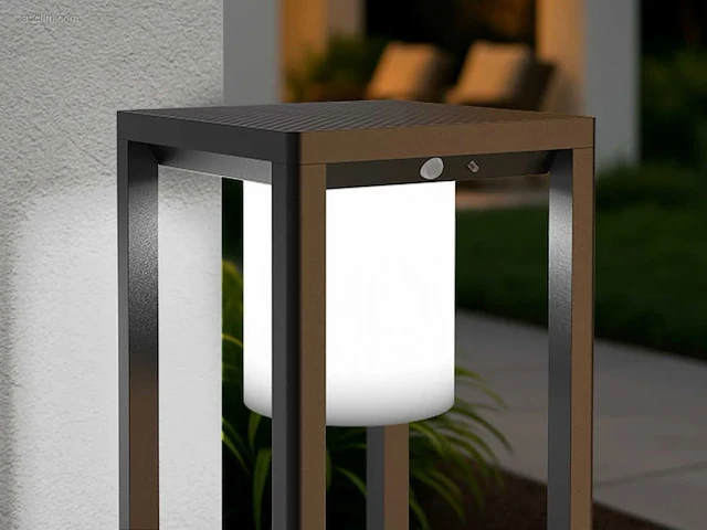 4 x intec led kyoto solar vloerlampen - afbeelding 4 van  10