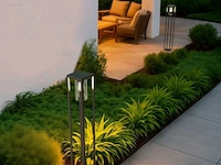 4 x intec led kyoto solar vloerlampen - afbeelding 8 van  10