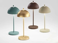 4 x intec led party oplaadbare design lampen goud - afbeelding 4 van  4