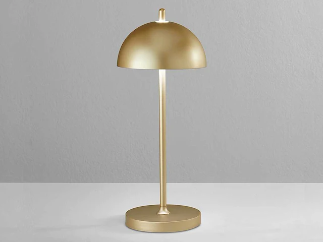 4 x intec led party oplaadbare design lampen goud - afbeelding 3 van  4