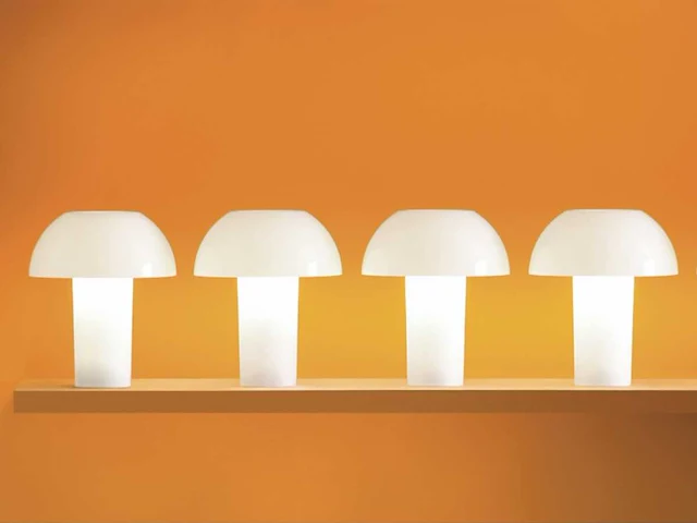 4 x intec mykes oplaadbare tafellamp wit - afbeelding 1 van  7