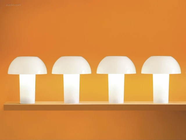 4 x intec mykes oplaadbare tafellamp wit - afbeelding 1 van  6
