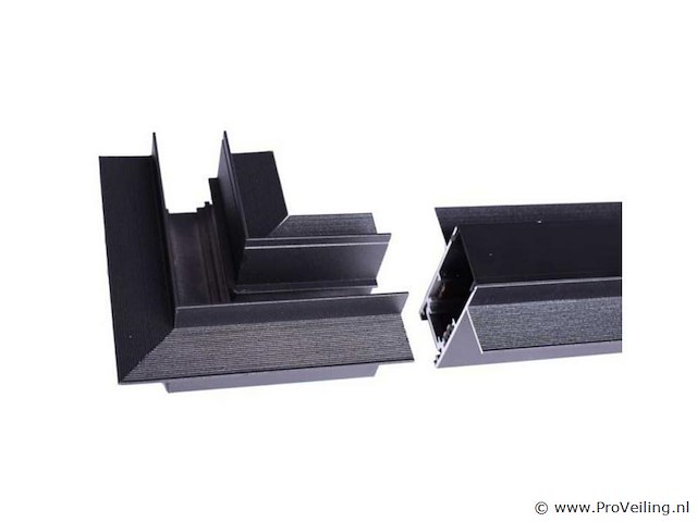 4 x l-connector voor inbouw magnetische rail – 48v – horizontaal - afbeelding 3 van  4