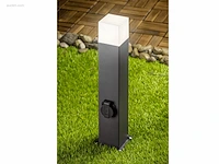 4 x largo 50 schuko buiten lamp zwart - afbeelding 6 van  7
