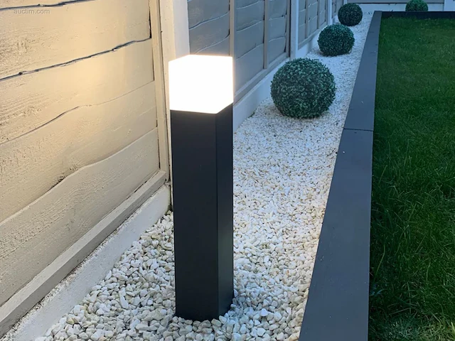 4 x largo 50 sensor buiten lamp zwart - afbeelding 6 van  8