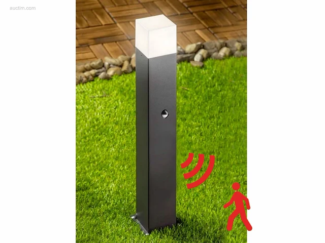4 x largo 50 sensor buiten lamp zwart - afbeelding 1 van  9