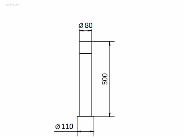 4 x largo 50 sensor buiten lamp zwart - afbeelding 4 van  9