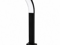 4 x led buiten sokkel lamp – 12w – 4200k neutraal wit - zwart – ip65 – prestige-3 - afbeelding 2 van  5