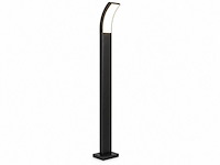 4 x led buiten sokkel lamp – 12w – 4200k neutraal wit - zwart – ip65 – prestige-4 - afbeelding 2 van  5
