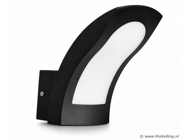 4 x led buiten wandlamp – 15w – 4200k neutraal wit - zwart – ip65 – superb - afbeelding 2 van  5