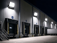 4 x led floodlight 300w – 6400k koud wit - zwart – ip65 – borneo-300 - afbeelding 3 van  5