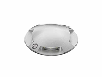 4 x led grond spot rond zilver - afbeelding 7 van  7
