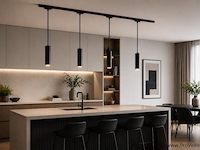 4 x led hangspot voor magnetische rail – 48v – 20w – 4200k neutraal wit - afbeelding 1 van  5