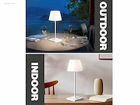 4 x led jammin oplaadbare tafellampen wit - afbeelding 3 van  7
