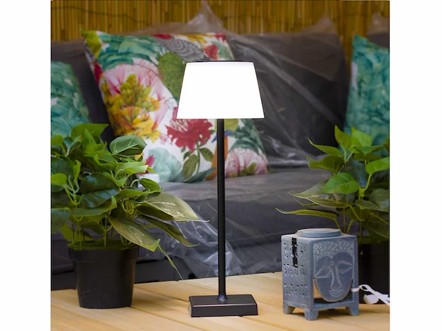 4 x led jammin oplaadbare tafellampen zwart/wit - afbeelding 1 van  9